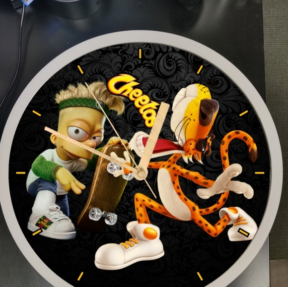 Chester Cheetah n Bart Bad boys clock - Picture 2 of 6